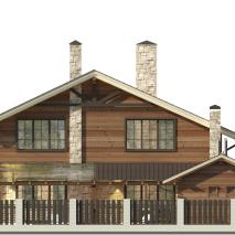 Дом с мансардным этажом (Sобщ: 275.9м², м²)