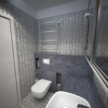 Ванная комната  в стиле минимализм.